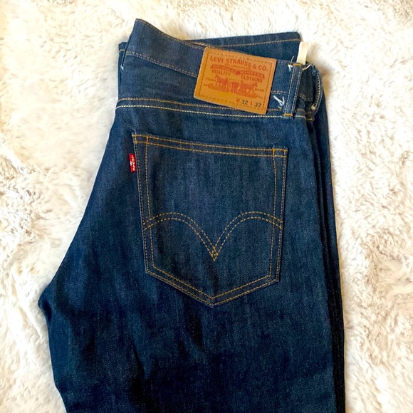 Levi's Other - Levi’s Hard Denim Blue Jeans 32x32 New Mens Jeans Never Worn